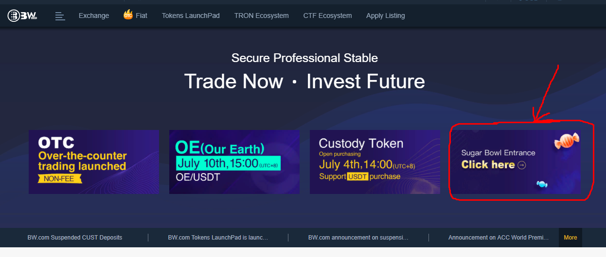 BOUNTY the exchange PAYS FOR a DAILY CHECKIN up to 1 in tokens