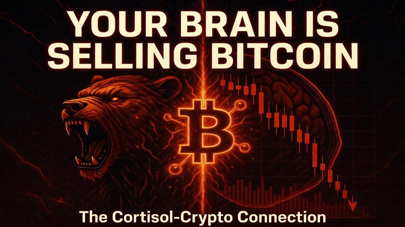 Why does a Bitcoin dip make your body panic? The cortisol-crypto connection explains every bad trade you've ever made.