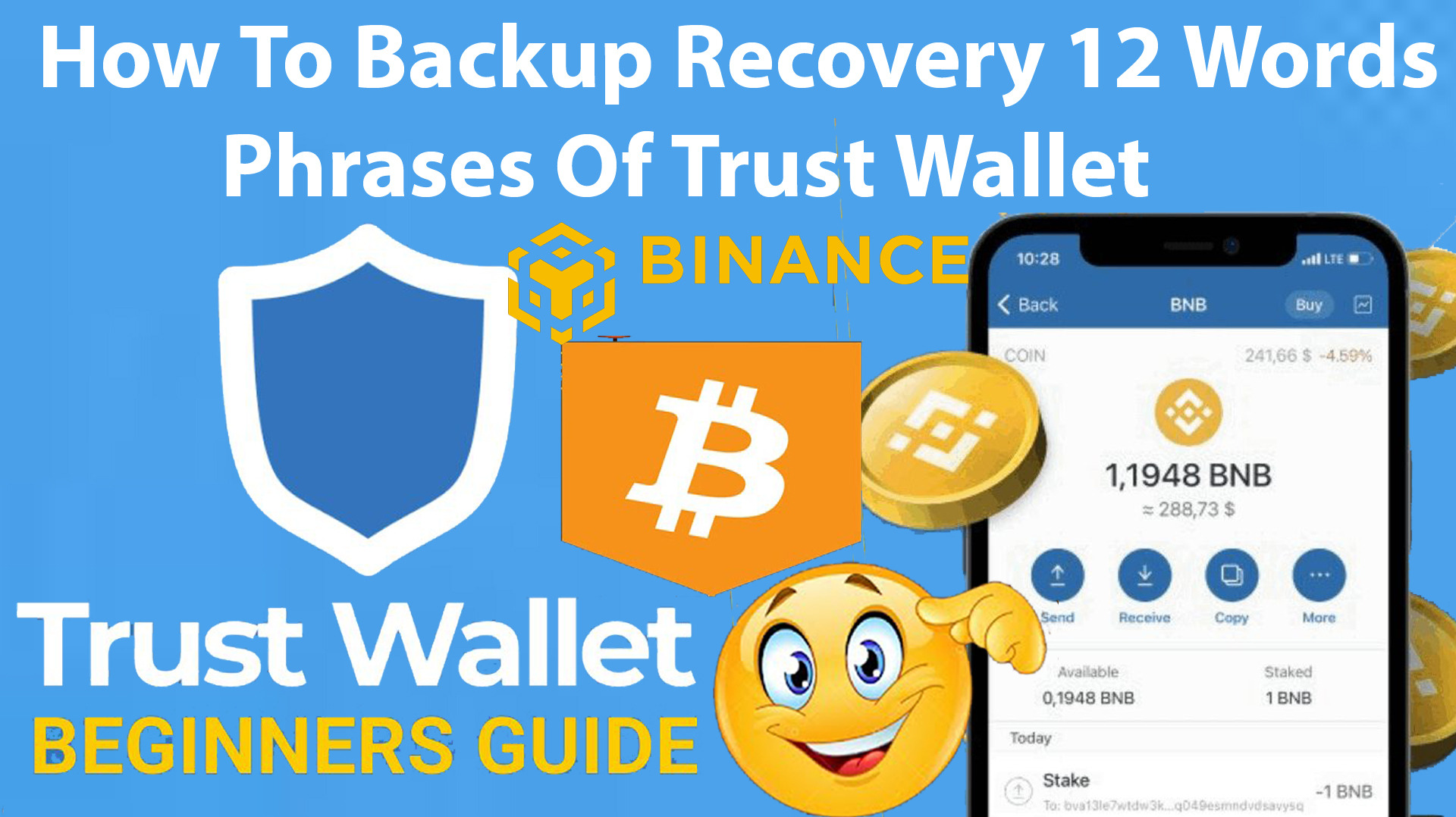 How To Backup Recovery 12 Words Phrases Of Trust Wallet | Trust Wallet | Cryto Ustaad