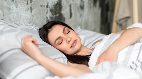 Mary in bed