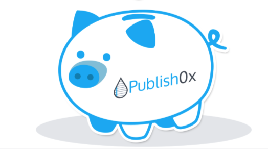 Publish0x piggy bank