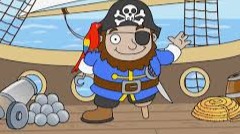 The Pirate Chain (https://www.bbc.co.uk/teach/school-radio/ks1-dance-lets-move-pirates/zh4fscw