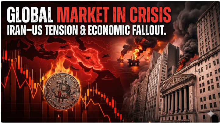 🌍 Iran–US War Sparks Global Market Chaos: Bitcoin, Oil &amp; Stock Market Enter High-Risk Phase
