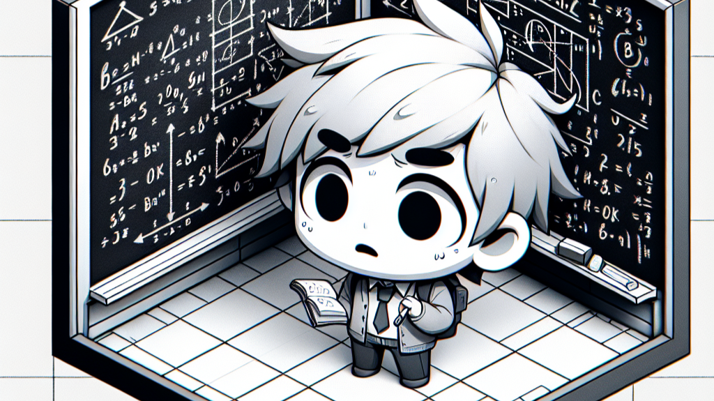 Boy studying market