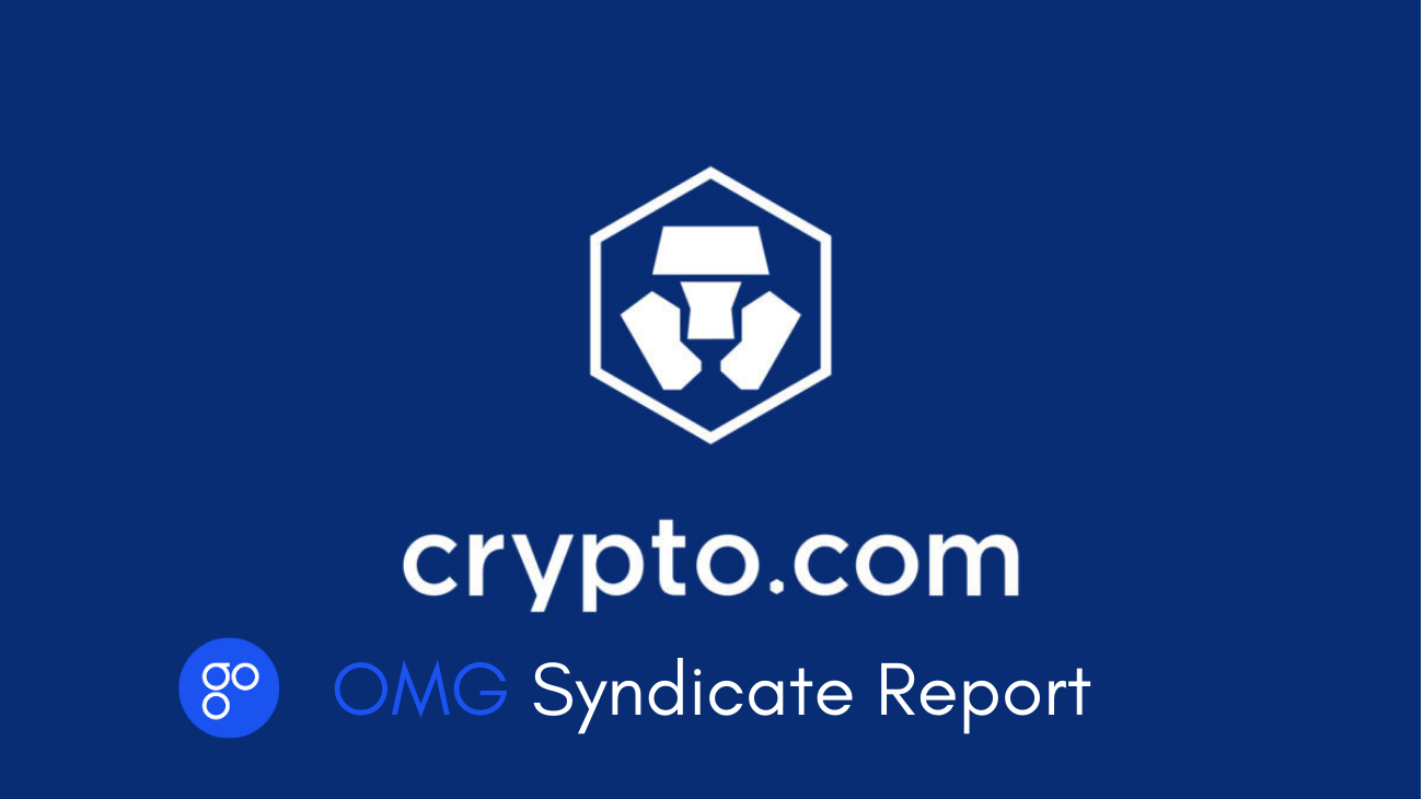 OmiseGo Crypto.com Syndicate Report
