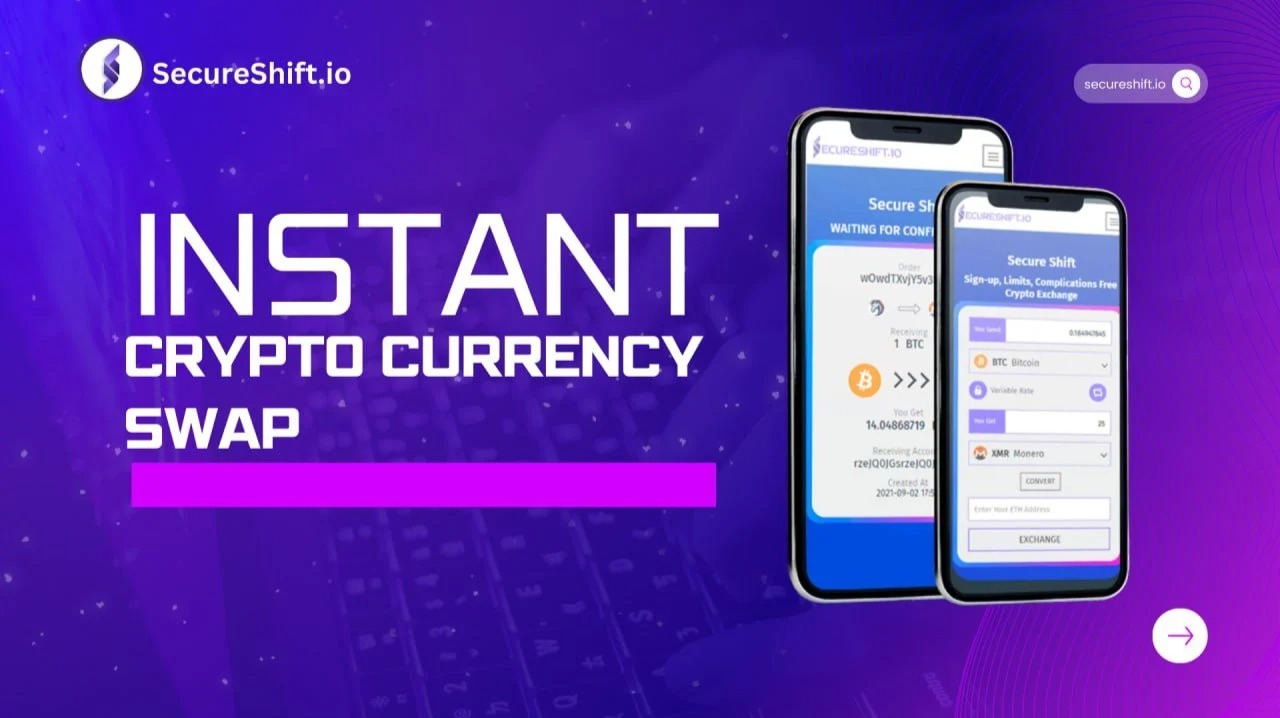 Secureshift is instant crypto exchange