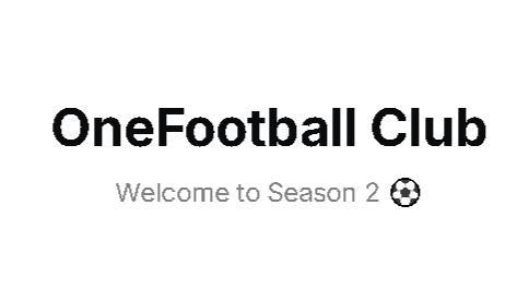 onefootball club website logo