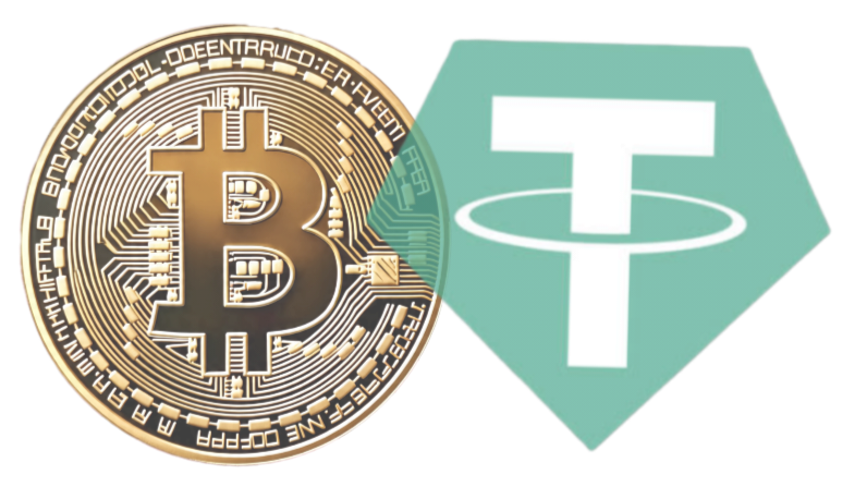 BTC and Tether