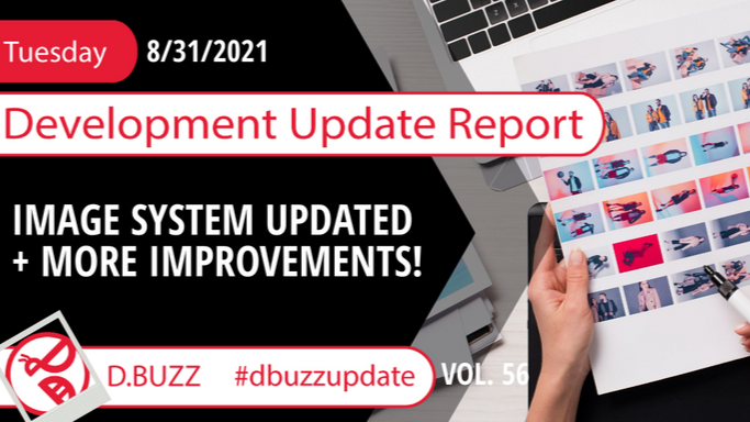 Weekly Development Updates for D.Buzz - Today : Image Update