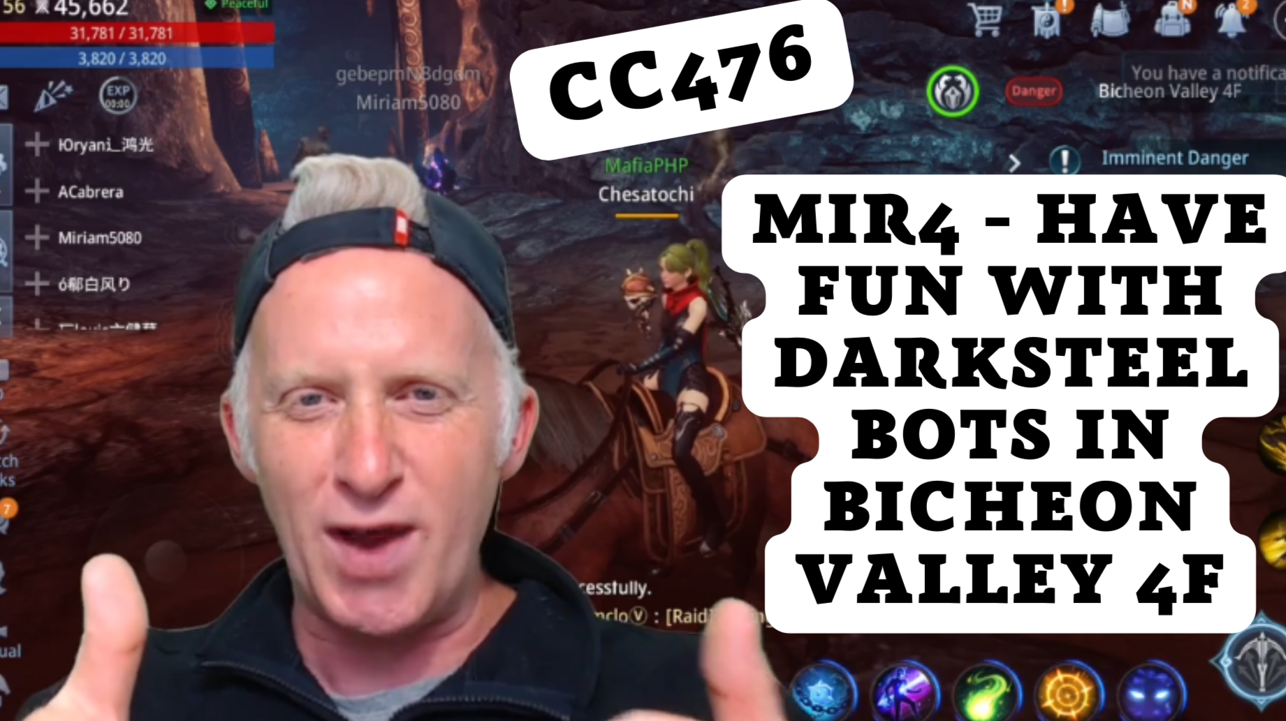 CC476 - MIR4 - Have Fun with Darksteel Bots in Bicheon Valley 4F