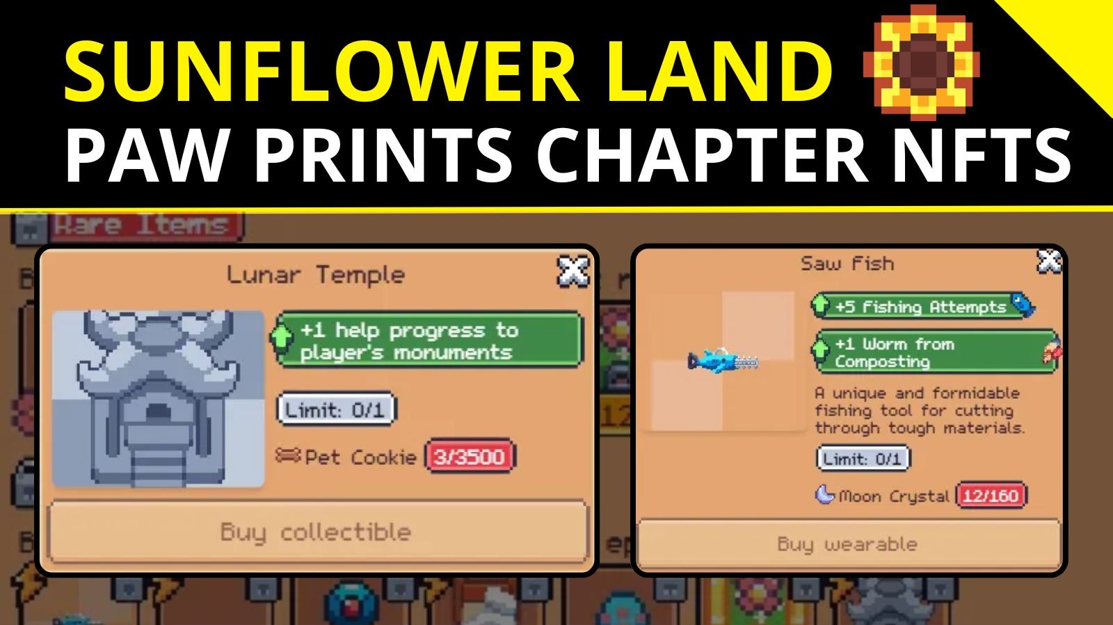 Sunflower Lands Paw Prints Chapter