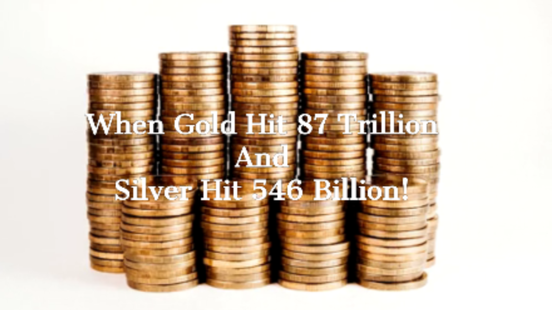 When gold hit 87 trillion and silver 546 billion