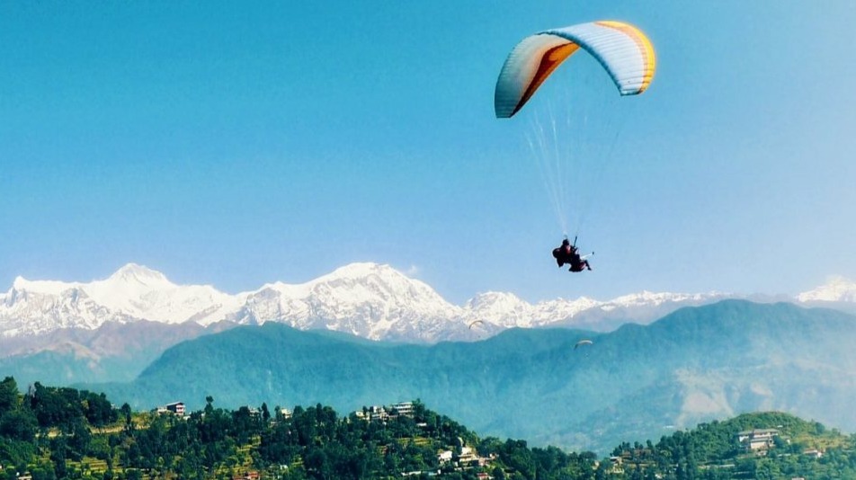 View from Sarangkot Pokhara during Annapurna Family Trek
