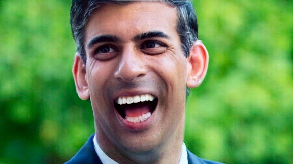 Rishi Sunak Laughing