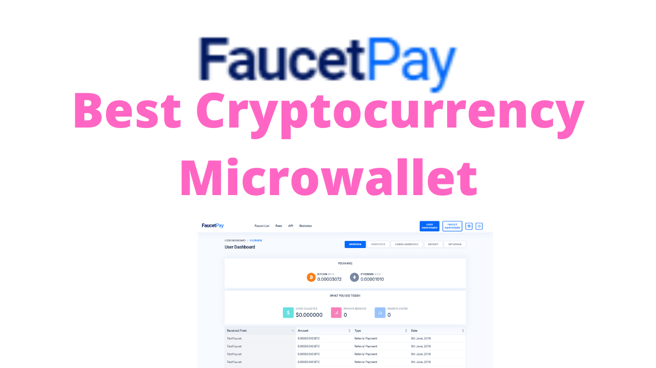 Faucetpay Best Cryptocurrency Micropayment And Earning Wallet Faucetpay Best Cryptocurrency Micropayment And Earning Wallet