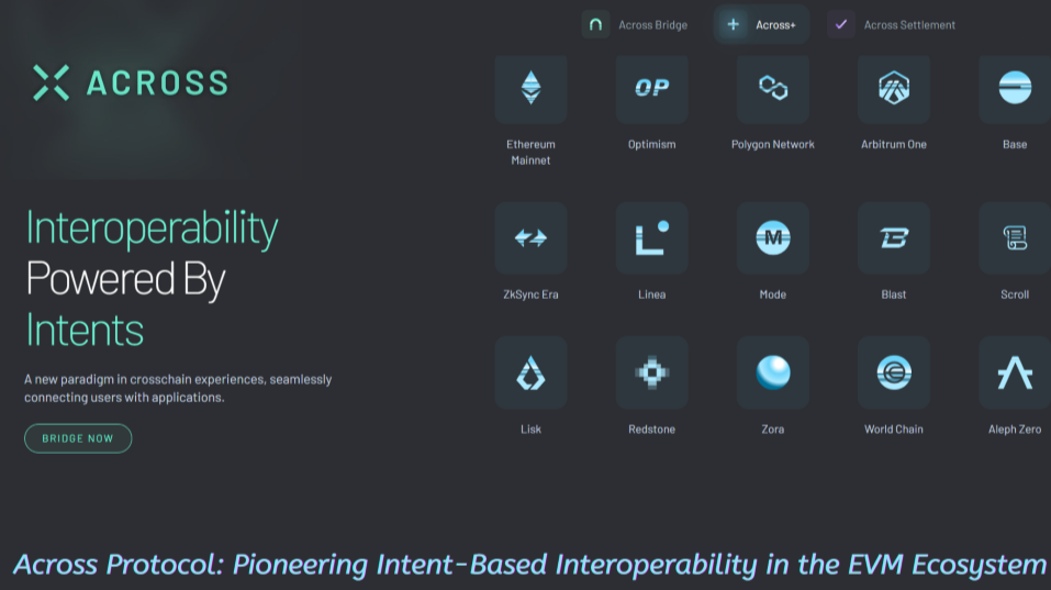 Revolutionizing Interoperability: Across Protocol's Intent-Based Solution for the EVM Landscape