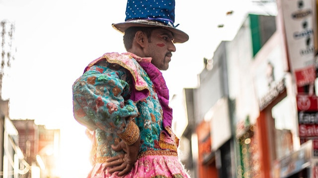 Photo of a clown