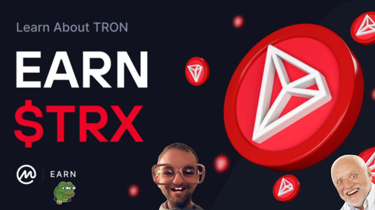 Learn About Tron And Earn $TRX on CoinMarketCap