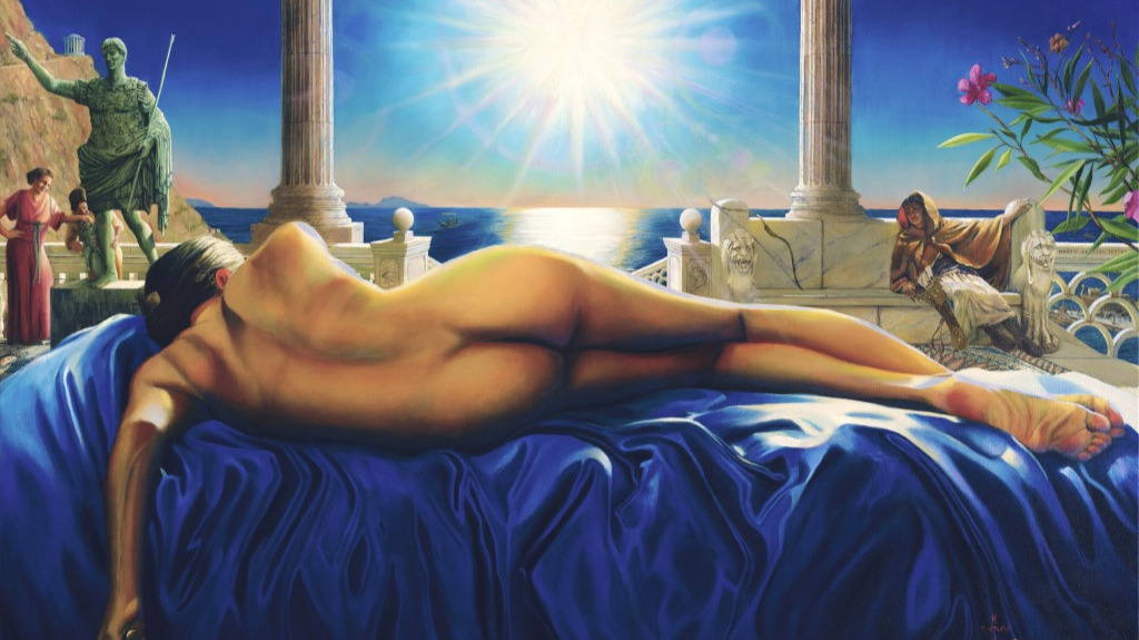 realist nude oil painting
