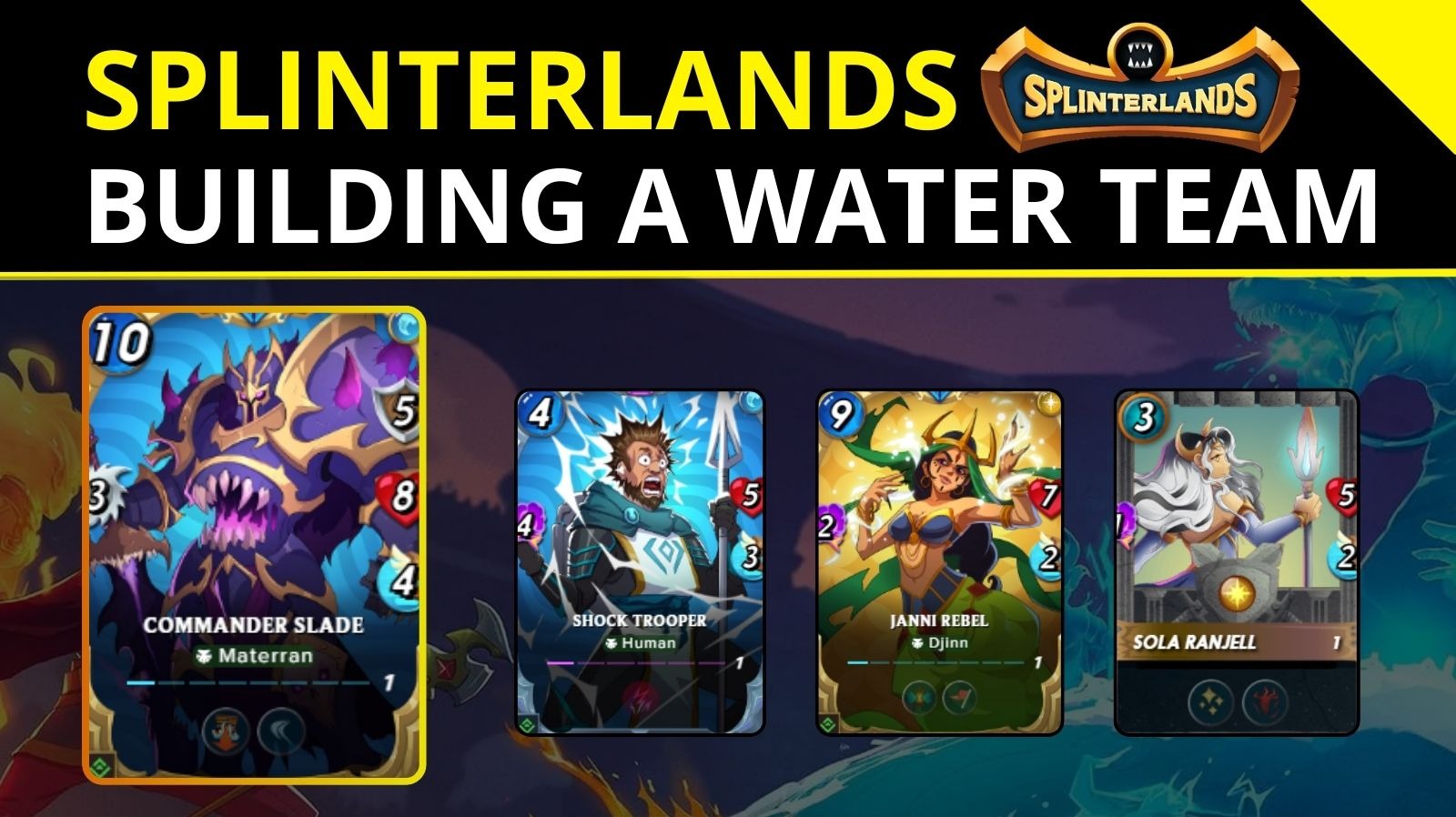 Building a Water Team in Splinterlands!
