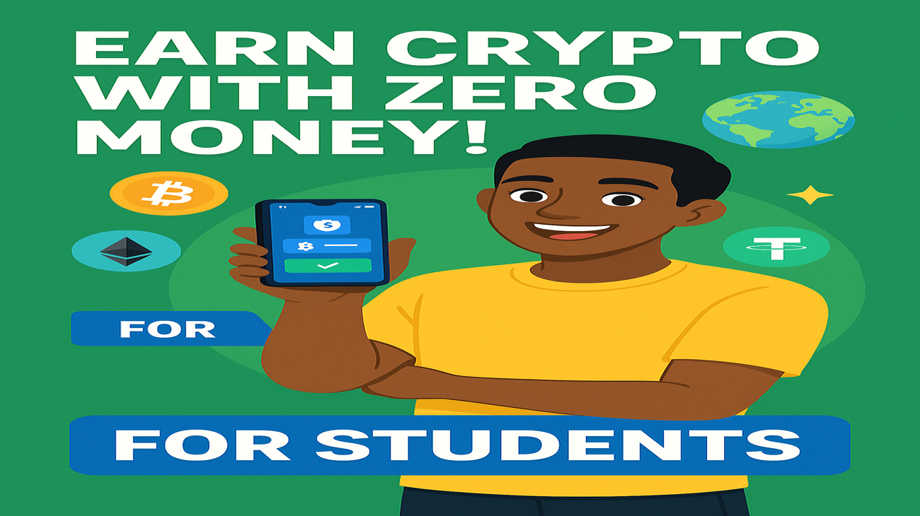How Students Can Start Earning Crypto with Zero Money (No Investment Needed)