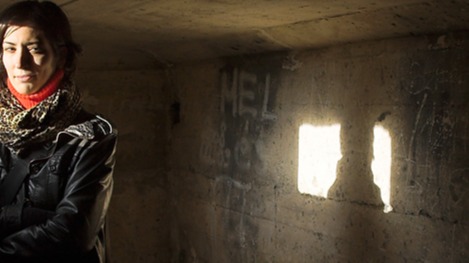 a rather old picture (~2013) of me in a bunker at a hill near our home