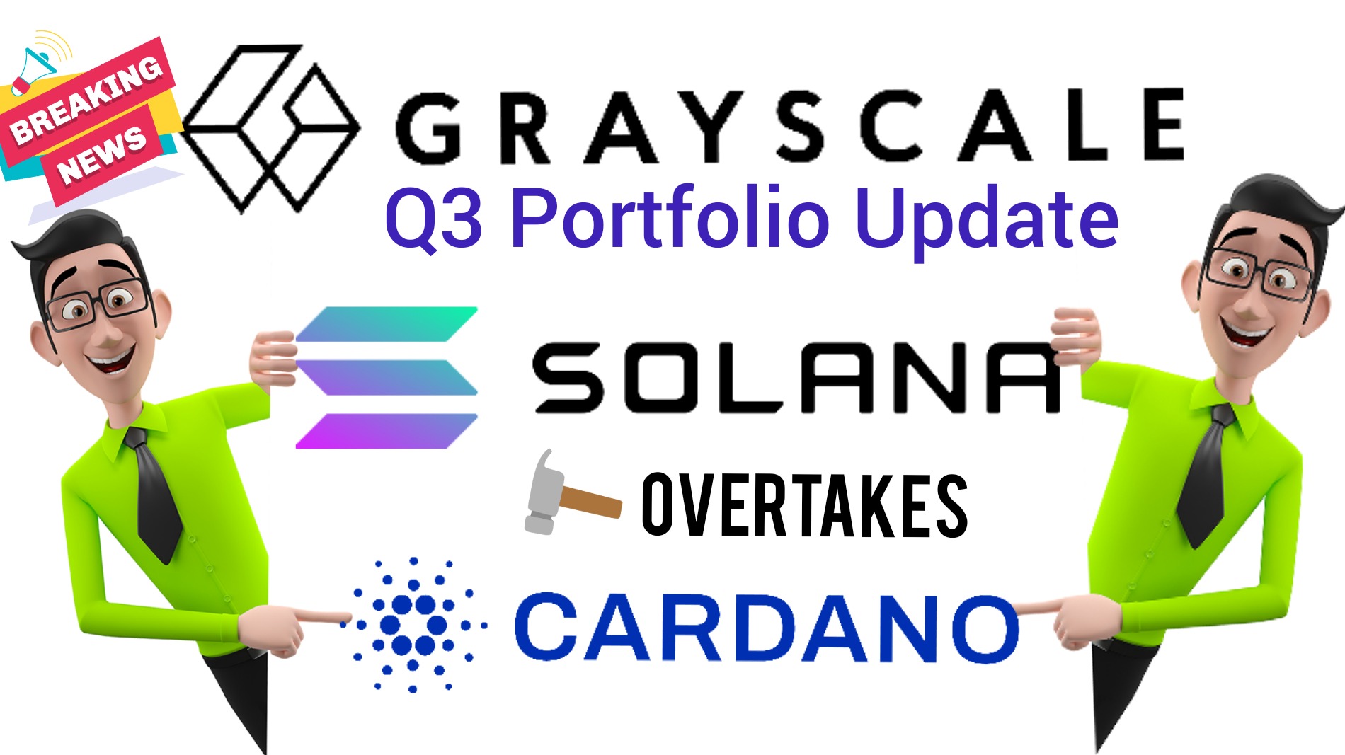 Grayscale's Q3 portfolio update, Solana has surprisingly come out as a winner as it overtakes Cardano