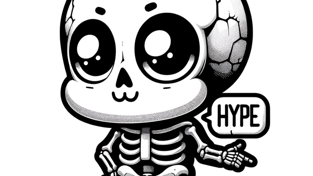 Hype coin skeleton