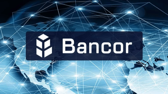 Bancor logo on a background