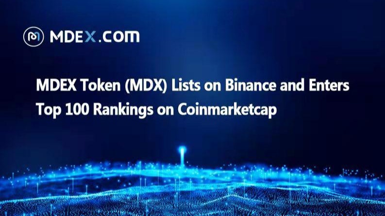 $MDX is Now on BINANCE and in the Coinmarketcap Top 100