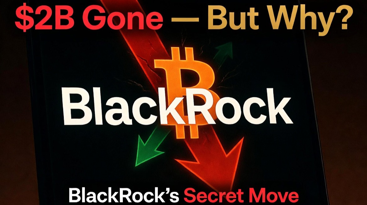 BlackRock pulled $2B from Bitcoin ETFs in 11 days. Here's what the panic headlines aren't telling retail holders.