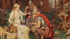 “Idun and the Apples” by James Doyle Penrose (1890)