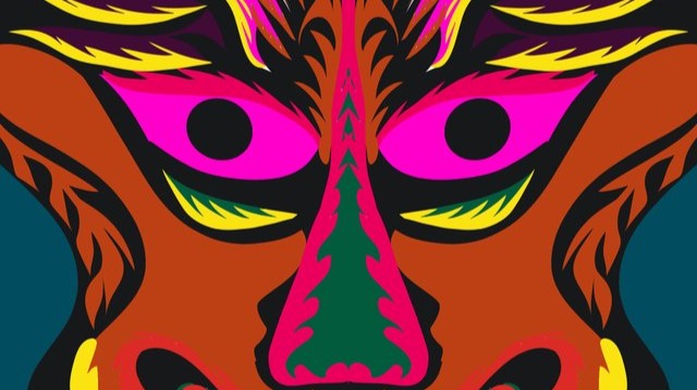 Devil abstract -art.