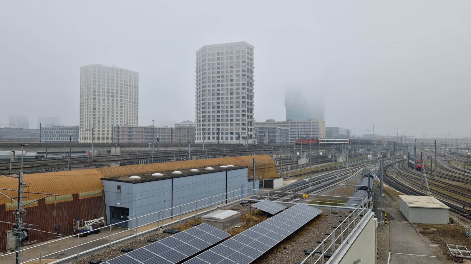 Foggy and cold day